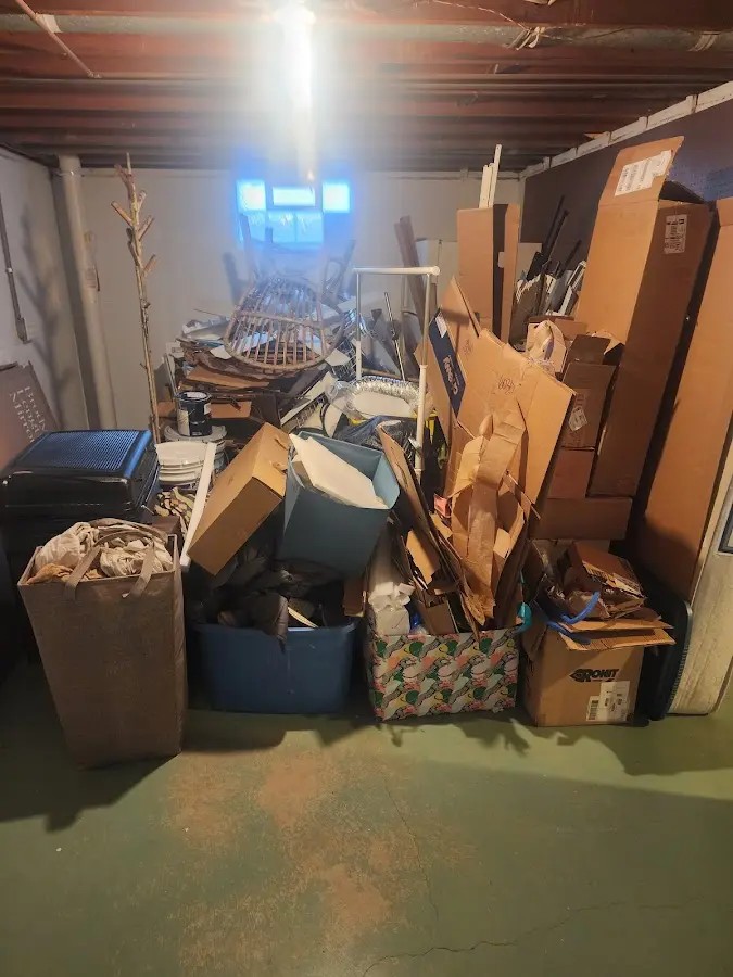 Roll-off dumpster container at job site for Construction Dumpster Rental in Chattanooga Valley